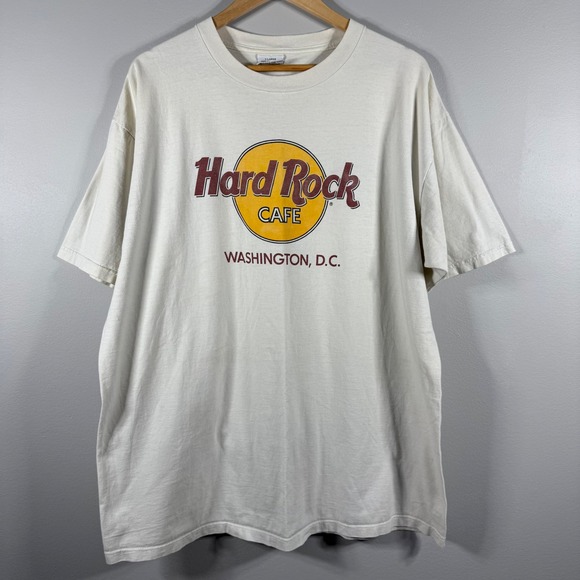 Hard Rock Cafe Other - Hard Rock Cafe Vintage Washington DC Graphic T-Shirt White XL